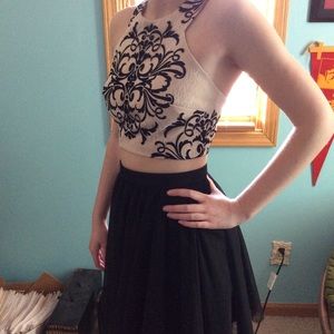 Black 2 piece dress